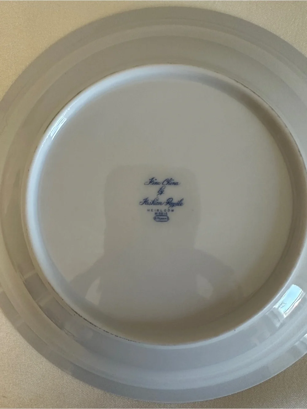 Fashion Royale Heirloom Fine China Bowl 7 1/2”